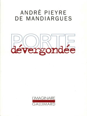cover image of Porte dévergondée